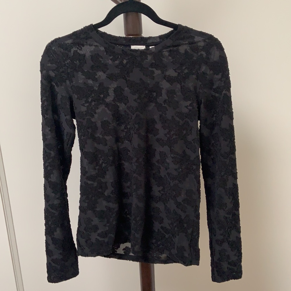 Wilfred 2016 black mesh long sleeve